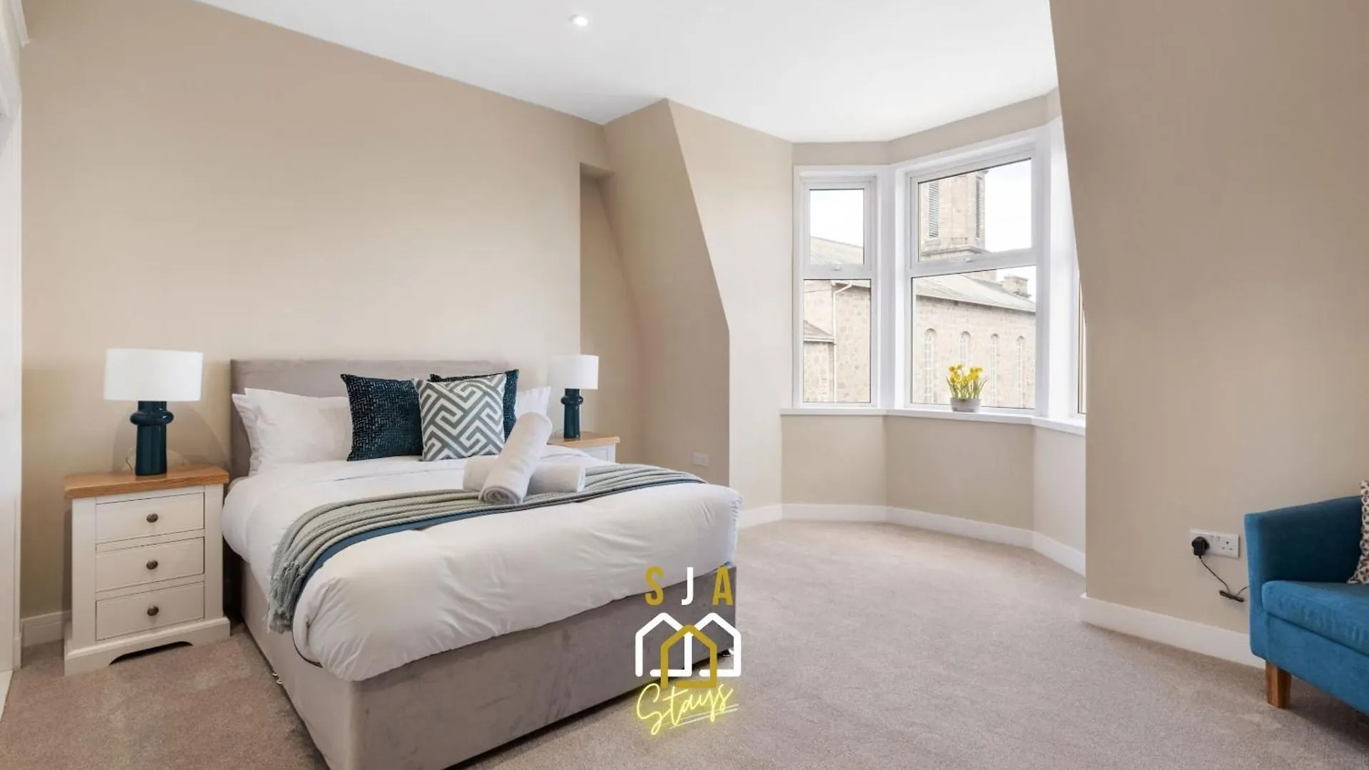 Church Street Residence - Sja Stays - 3 Bed Apartment Aberdeen Velká Británie